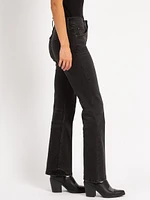 olivia bootcut jean washed black