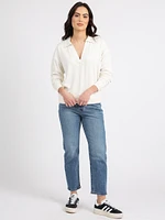 theia johnny collar popover