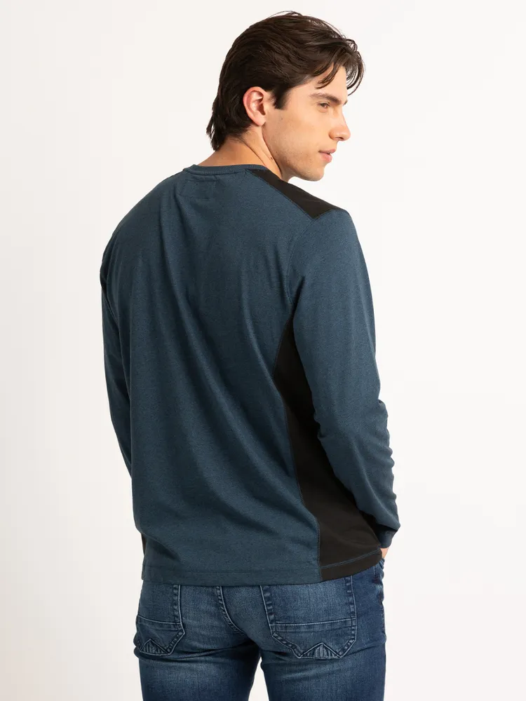 long sleeve henley shirt