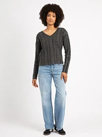 zarina v neck sweater