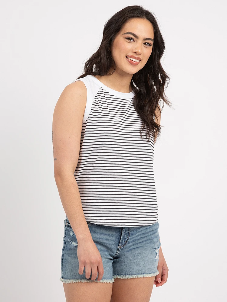mildred muscle tank stripe