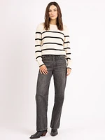 liesel crew neck stripe sweater