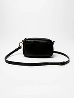 essential faux leather rectangle purse