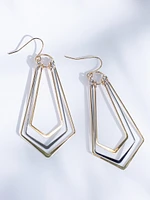 geo shaped earring