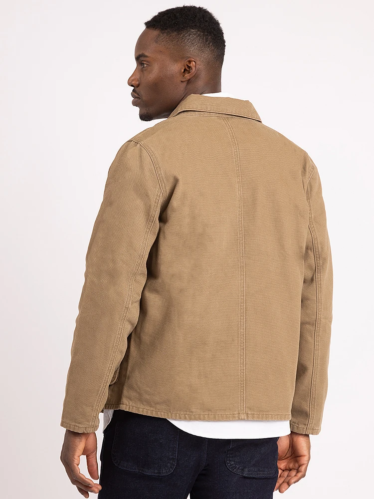 matteo canvas trucker jacket