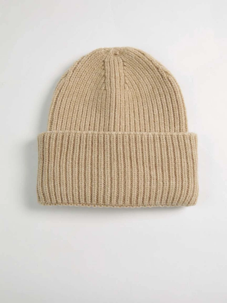 thick ribbed winter beanie