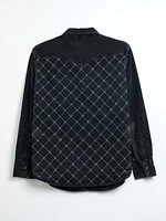 levi's pearl snap denim shirt