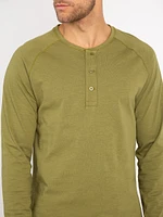 lucas long sleeve henley t-shirt