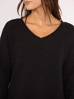 nevis v neck sweater