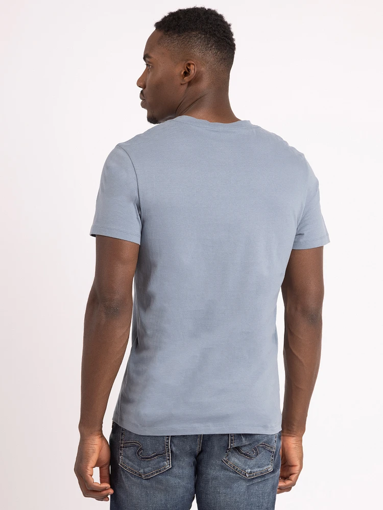 miles v neck basic tee