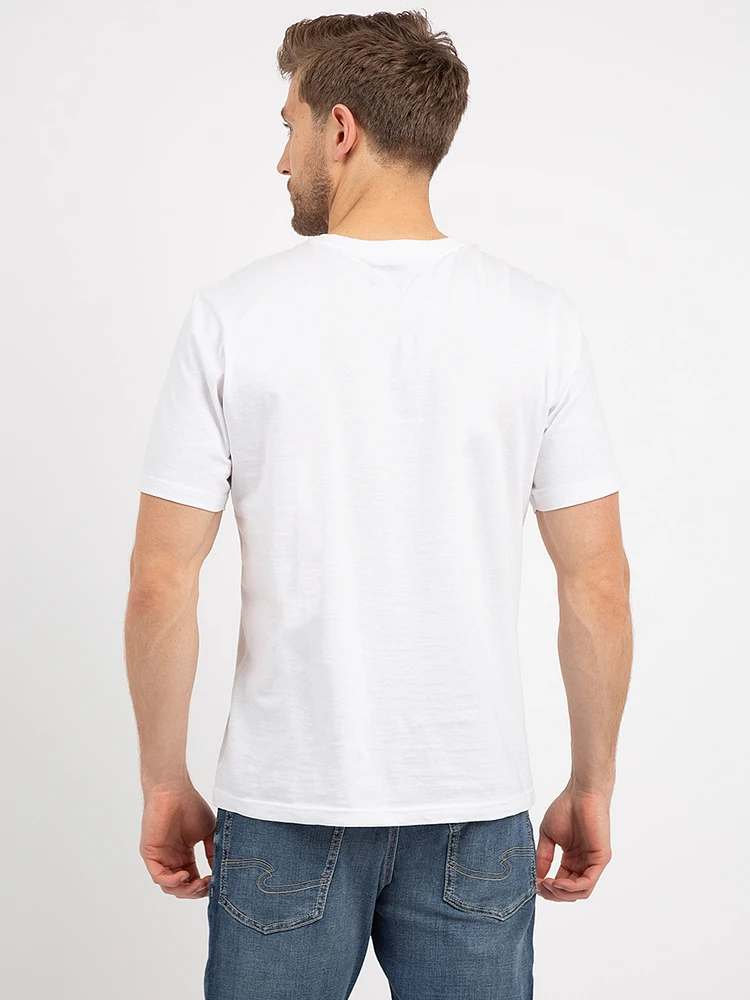 basic white crewneck t-shirt