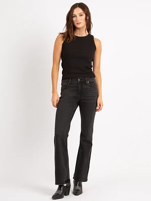 olivia bootcut jean washed black