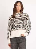 chan mock neck sweater