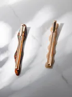 2 pack wavy marbled hair clips