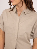 nathalie utility shirt