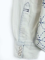 levi's sawtooth denim shirt with sashiko