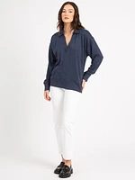 theia johnny collar popover