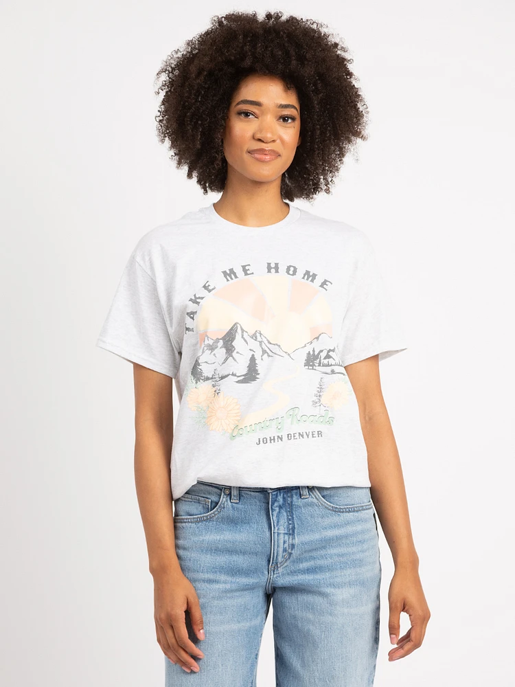 john denver graphic tee