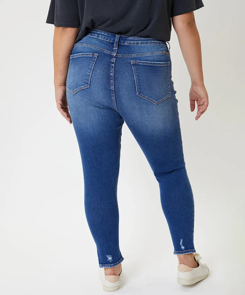 high rise skinny jeans