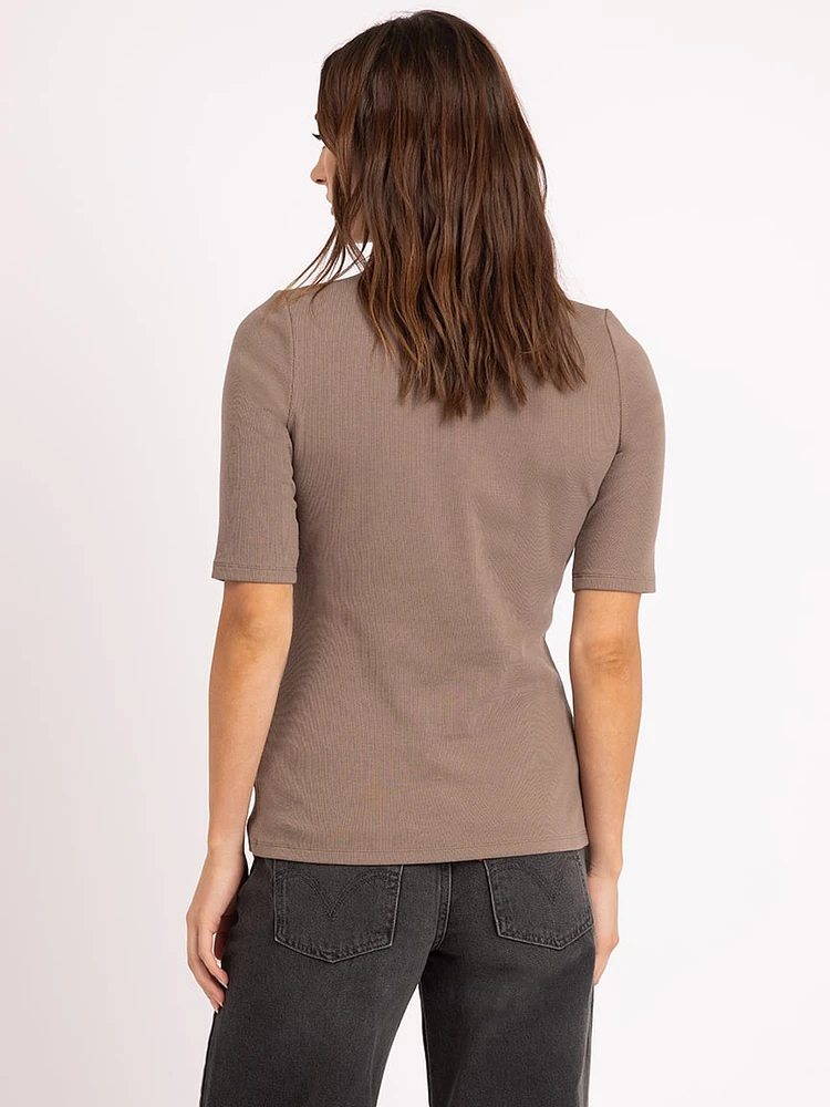 signey mock neck top