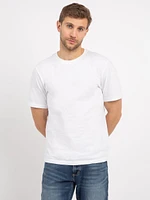 basic white crewneck t-shirt