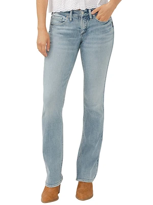 Britt Low Rise Slim Bootcut Jeans