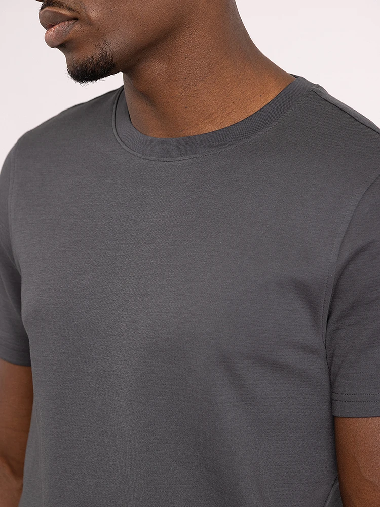 richard textured crewneck tee