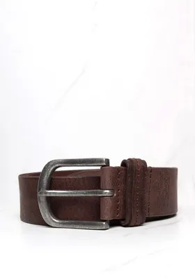 men's genuine milled leather belt