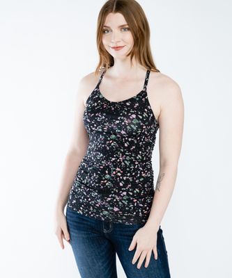 racerback tank - ally ruched