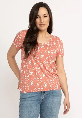 brady scoop neck short sleeve t-shirt