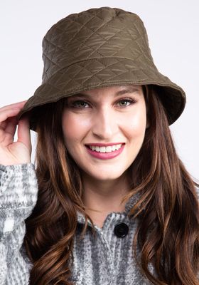 quilted bucket hat