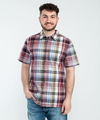 short sleeve button front shirt bombay
