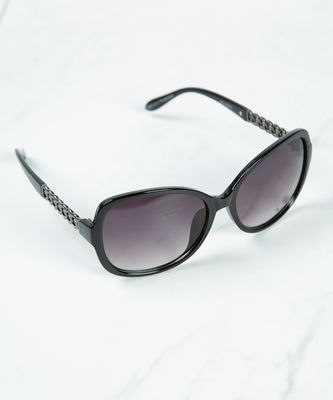 black square frame sunglasses
