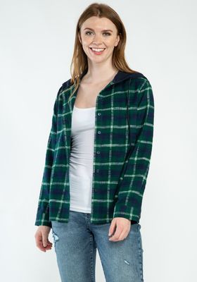 peyton hooded flannel