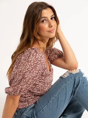 helena puff sleeve blouse