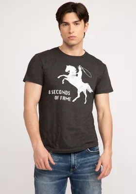 rodeo 8 seconds graphic tee