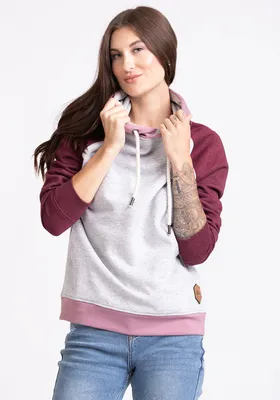 cailyn colorblock hooded popover