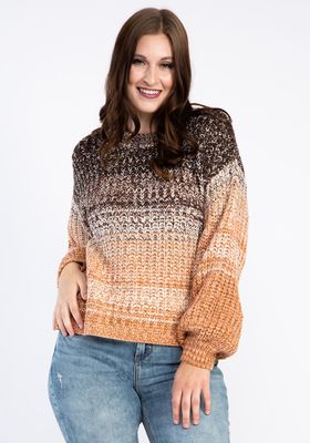 ombre popover sweater