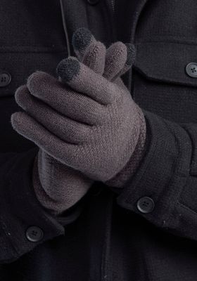heat max men thermal knit gloves