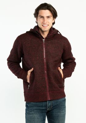 fur lined zip sweater