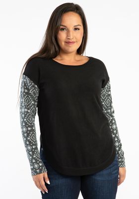 logan print long sleeve t-shirt