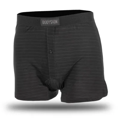 Boxer Bodyskin Lucky lousse ligné noir