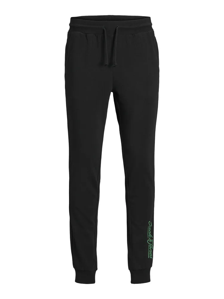 Pantalon de coton ouaté Jack & Jones Chip black