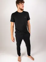 Pantalon de coton ouaté Jack & Jones Chip black