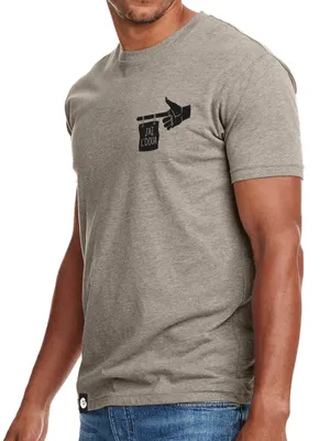 T-shirt Phoque Apparel gris «J'ai l'doua»