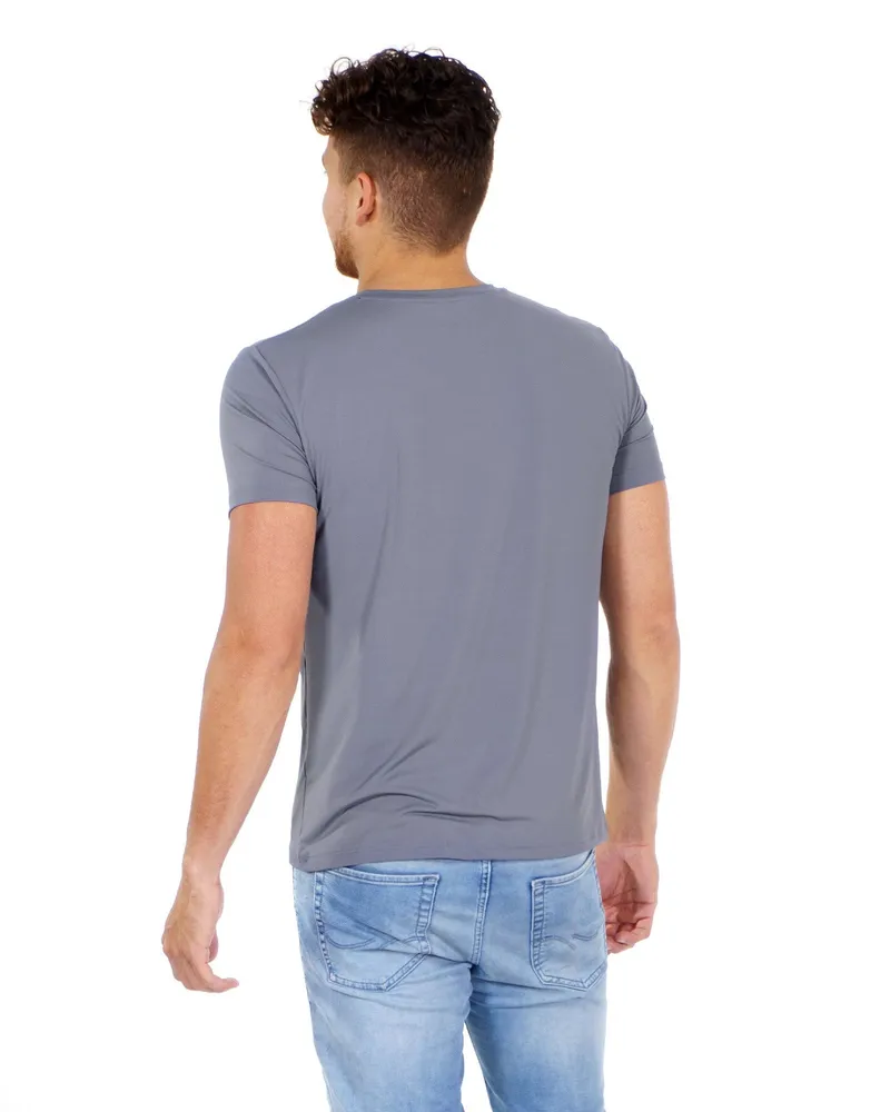 T-shirt Nu Crisp microfibre Gris