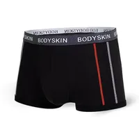 Boxer court Bodyskin Shade noir et rouge