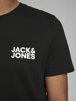 T-shirt Jack & Jones Corp logo noir