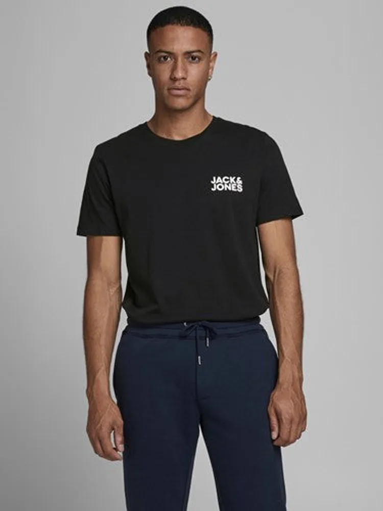 T-shirt Jack & Jones Corp logo noir