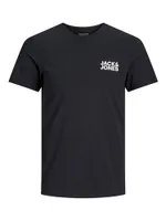 T-shirt Jack & Jones Corp logo noir